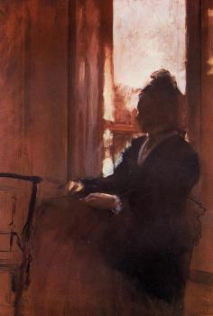 埃德加 德加 Woman at the Window 埃德加 德加 Woman at the Window